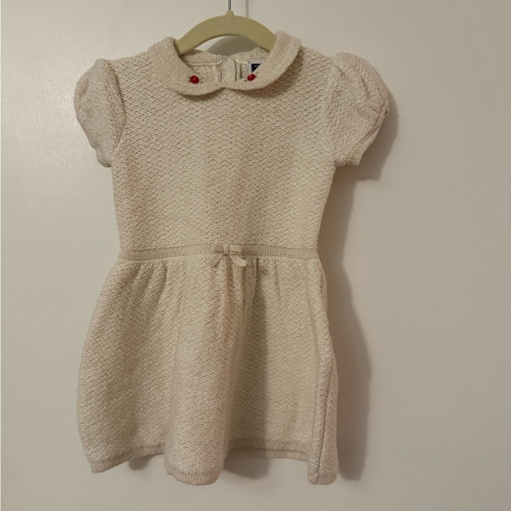 Janie and Jack Cream Kids Dress